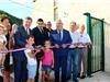 Robert Beneventi, Sabry Hani et Philippe Vitel accompagné d'élus et d'habitants