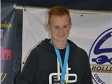Yoan Rayer  sacré vice champion d'Europe de roller freestyle