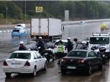 Grand contrôle routier au péage de Bandol