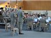 L'ensemble des musiciens de la légion étrangère d'Aubagne lors de la représentation.