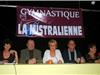 Edith Jacqoudet entourée des élus Yves Draveton et André Mercheyer