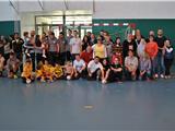 Jouer au handball pour la journée mondiale de la trisomie 21