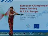 Matthéo Soto vice-champion d’Europe de twirling