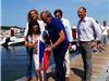 M. Cavanna dévoile la plaque de la panne
crédit photo: Ports Toulon Provence