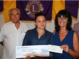 Le Lions Club apporte son aide à la championne Clara Lanuzel