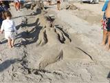 Succès du concours de châteaux de sable