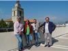 Denis Bouffin, Hélène Charles et Wilfrid Jaubert de la compagnie artmacadam et Eric Marro