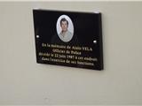 Une plaque pour Alain Véla