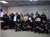 Les pompiers de Six-Fours remettent les lots de la Tombola