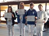 Les « Loisirs épée » et les jeunes fleurettistes sanaryens sur les Podiums