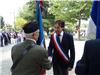 L'adjoint Thierry Mas Saint Guiral salue les porte-drapeaux