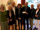 Le Lions Club remet un chèque à DYS 83