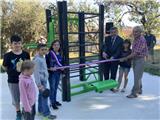 Inauguration des nouveaux équipements du parc public de la Castellane