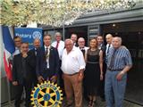 Passation de pouvoir au Rotary