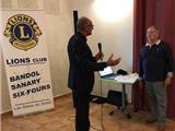 Le Lions club remet un chèque à ICM Institut du cerveau