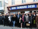 Erik Tamburi inaugure son QG de campagne