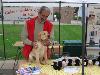 Jaques Leuci, président de l’Ecole des Chiens-Guides d’Aveugles du Midi, avec l’un de ses brillants « écoliers ».