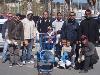 Photo de groupe des participants (Surfrider + Mariolles de la Bleue).