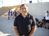 Franck Benedetti “chef service sécurité plage”, venu encourager son fils