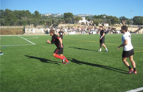 Jonnie Wilkinson en pleine action sur le stade de la Castellane à Ollioules