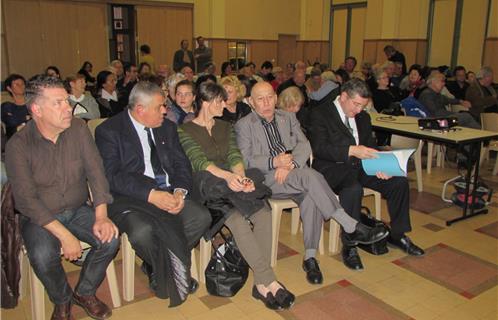 Parmi les élus présents à cette assemblée générale, Didier Martina-Fieschi, Dominique Righi, Carine Besson, Michel Thuilier et Robert Bénéventi