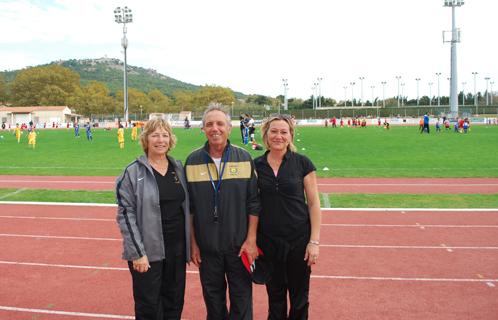 Charly, Huguette et Lydie du Six-Fours le Brusc F.C