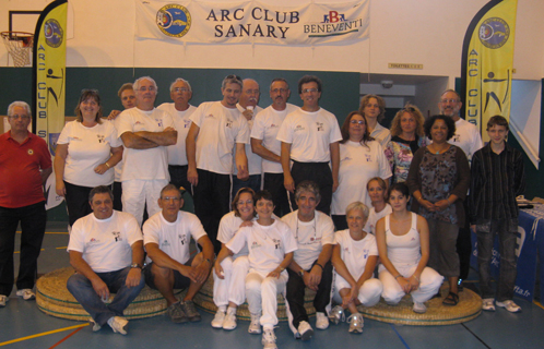 Les archers de Sanary étaient réunis ce week-end au gymnase Perpès.