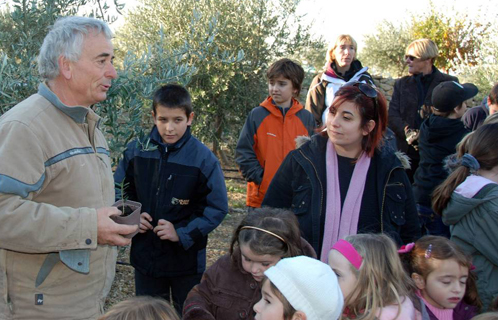 Présentation du lieu par J-L Granet. (photo B.L)