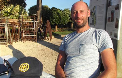 Maxime Guilbaud, président du Rotary Club de Six-Fours depuis le mois de juillet.