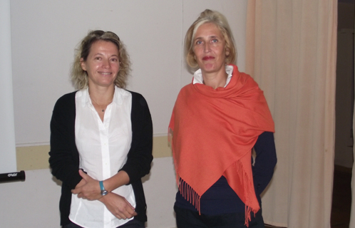 Isabelle Berviller (à gauche) et Florence Coste.