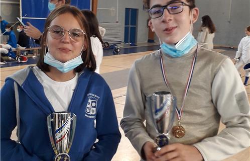 Quatre escrimeurs sanaryens sur les podiums du championnat du Var