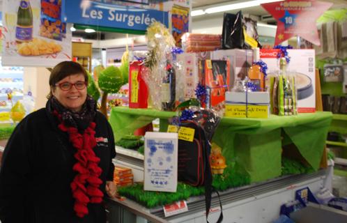 Béthy a oeuvré pour l'organisation de cette vitrine magique.