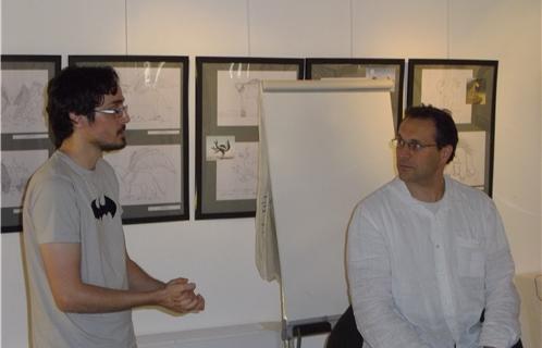 Julien Parra (à gauche), et Emmanuel Proust, créateur des éditions EP