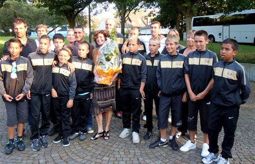 Les Amis du jumelage ont emmené l'équipe des moins de 13 ans du Six-Fours Le Brusc F.C à Emmendingen.