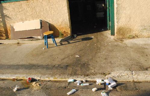 Un lundi matin, rue des Pêcheurs.