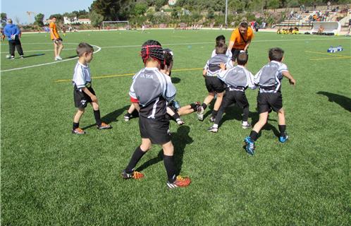 Les petits du Rugby Club Ollioulais ont démontré leur savoir faire.