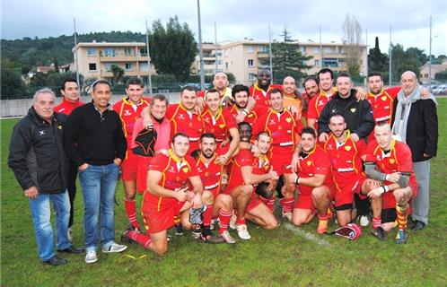 L'équipe A du Rugby Club Six-Fournais.