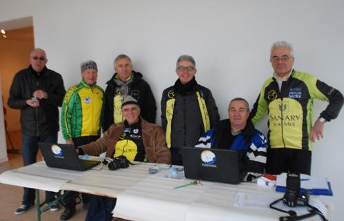L'équipe de Sanary cyclo sports.