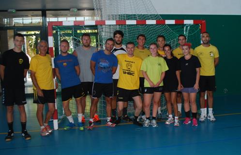 Reprise en douceur pour les seniors hommes et femmes de Sanary Handball.