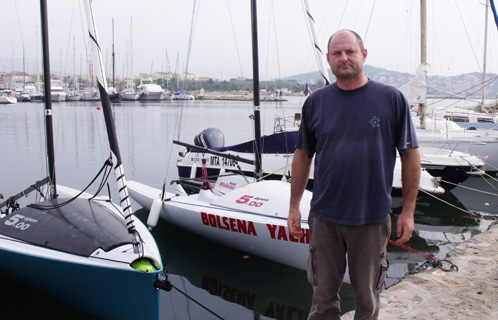 Thierry D’Allard membre de la Société Nautique de Sanary et de l’Association des propriétaires d'Open 5.00