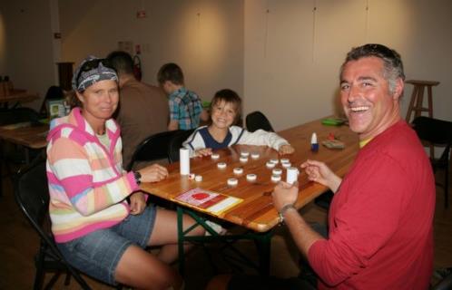 Une famille en pleine partie Maison Flotte