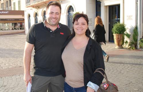 Grégory et Sandra de Sanary Ski Team.