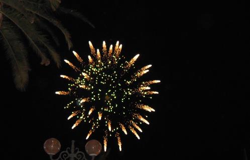 Feu d'artifice.