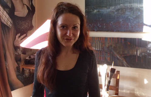 Virginie Bomans, nouveau professeur de peinture de l’association Agora.