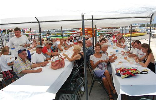 Une soixantaine de convives pour cette sardinade