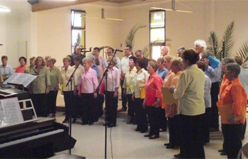 La chorale Arc en ciel de Provence.