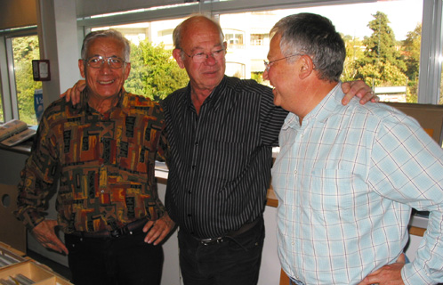 De gauche à droite, Jean-Claude Granata, Jean-Pierre Robert et Philippe Moreau