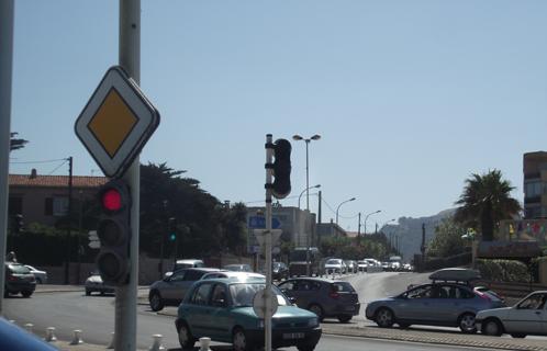 A l'entrée du boulevard des écoles mardi matin, les réjouissances débutaient...