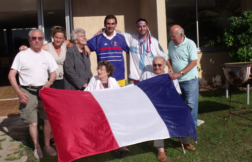 Le dernier match des Bleus a été suivi au foyer logement Louis Faraut