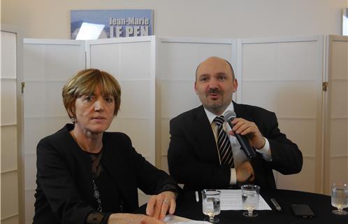 Dominique Granet et Frédéric Boccaletti, les candidats frontistes du canton La Seyne-sur-Mer 2.